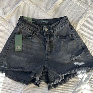 NWT Wild fable women’s black jean shorts